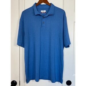 Grand Slam Polo Shirt Men XL Blue Golf Performance 360 Motion Flow Short Sleeve